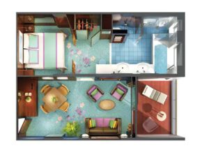 Norwegian-cruise-line-Norwegian-Gem-schip-cruiseschip-categorie HF-The Haven-Courtyard-diagram