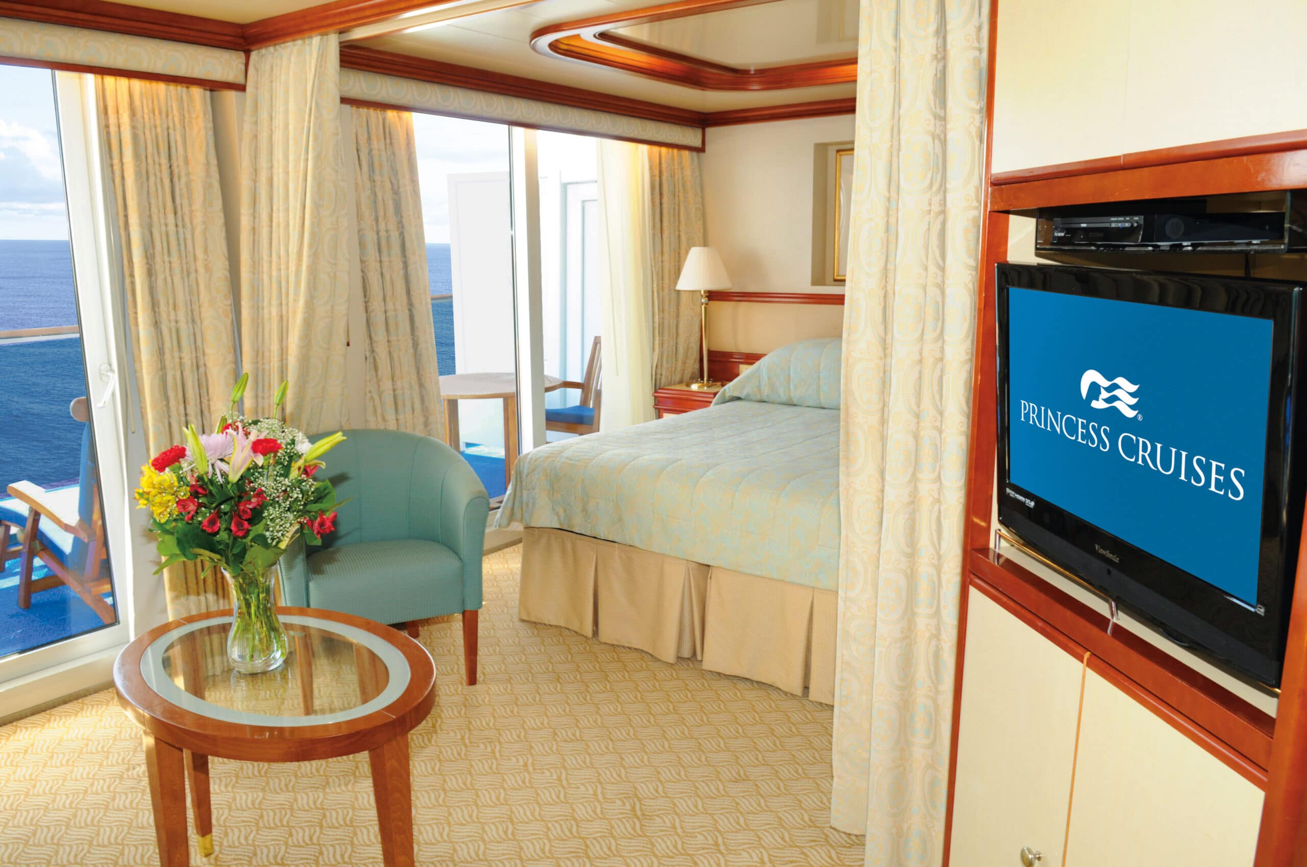 Princess-cruises-Island-princess-schip-cruiseschip-categorie S4-S5-S6-Suite met balkon