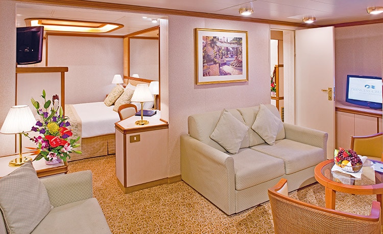Princess-cruises-diamond-princess-schip-cruiseschip-categorie S8-familie suite met balkon