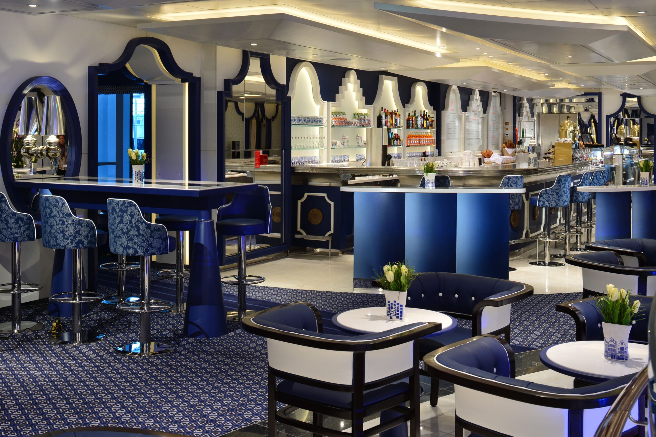 cruiseschip - Holland America Line - Koningsdam - Grand Dutch Cafe