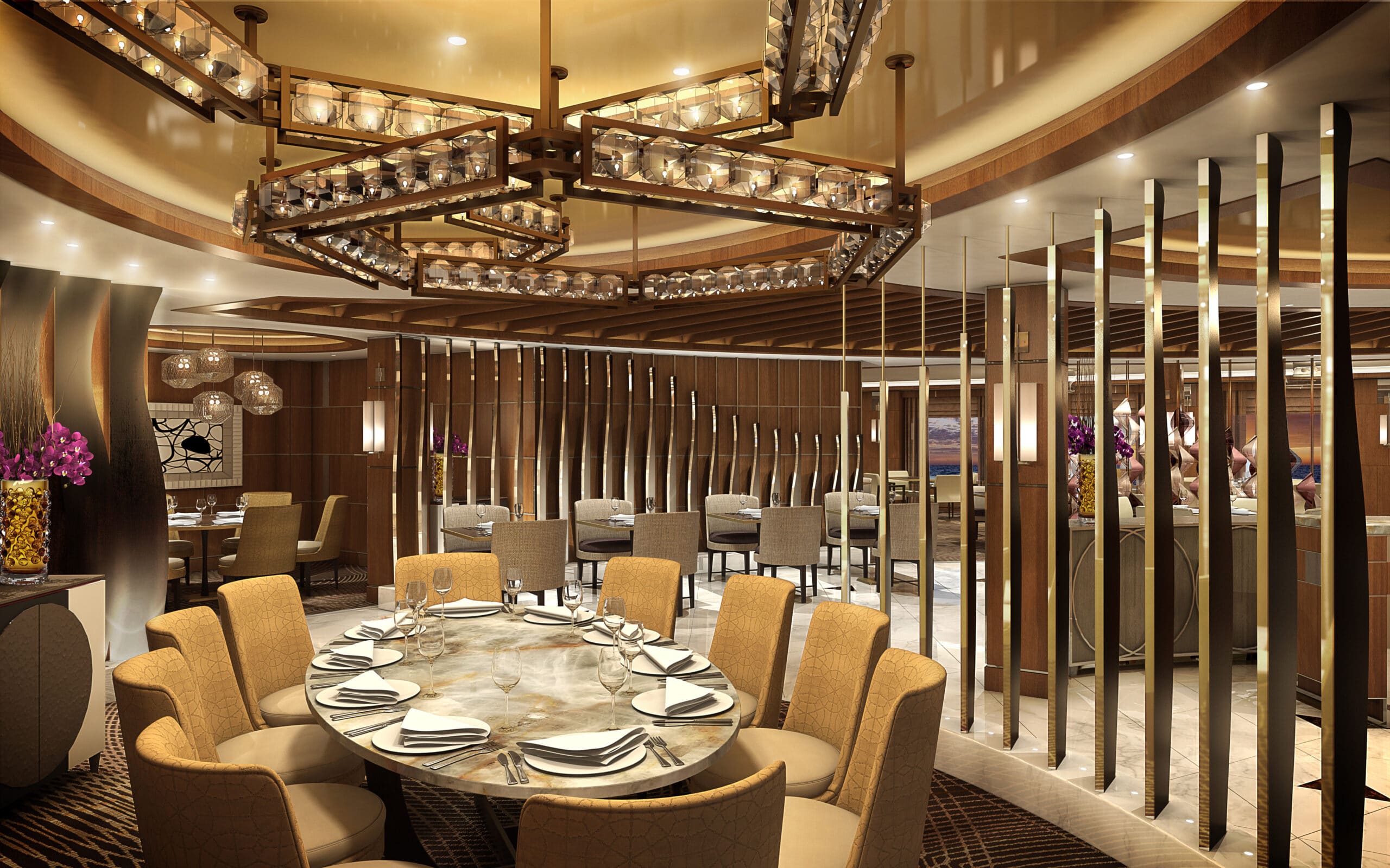 Cruiseschip-Sky Princess-Princess Cruises-Restaurant Sabatinis