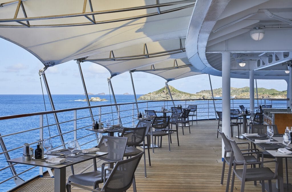 Cruiseschip-Silver Shadow-Silversea Cruises-Restaurant La Terrazza Deck