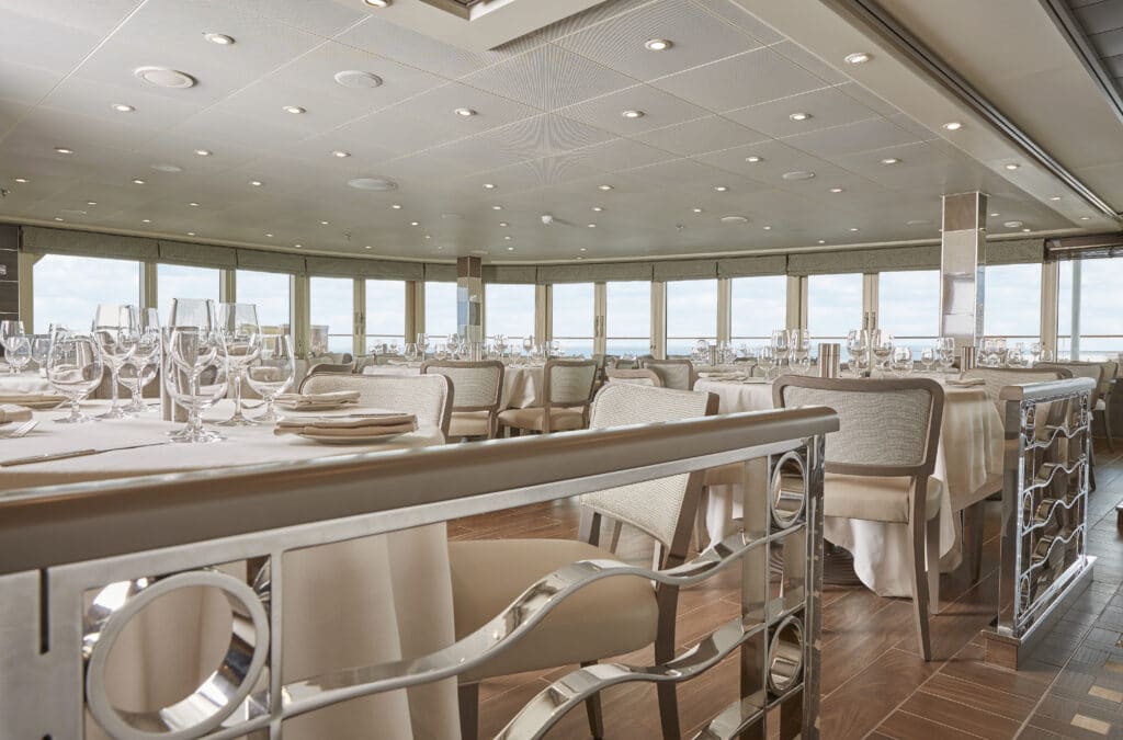 Cruiseschip-Silver Muse-Silversea Cruises-Restaurant