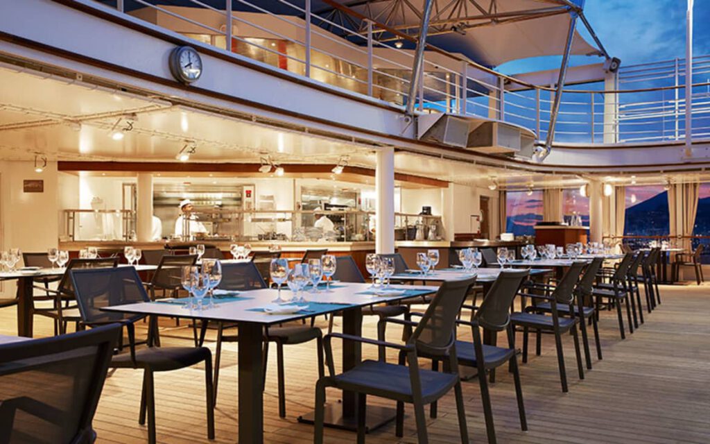 Cruiseschip-Silver Moon-Silversea Cruises-Grill Restaurant
