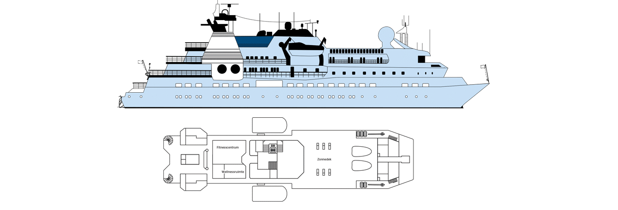 Cruiseschip-CroisiEurope-La Belle des Oceans-Cruise-Dekkenplan-dek 7
