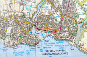 ordnance-survey-map-of-milford-haven-wales-H9D2R9