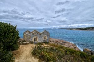 Australie-Albany-cruise-haven-zee-uitzicht-Ruines