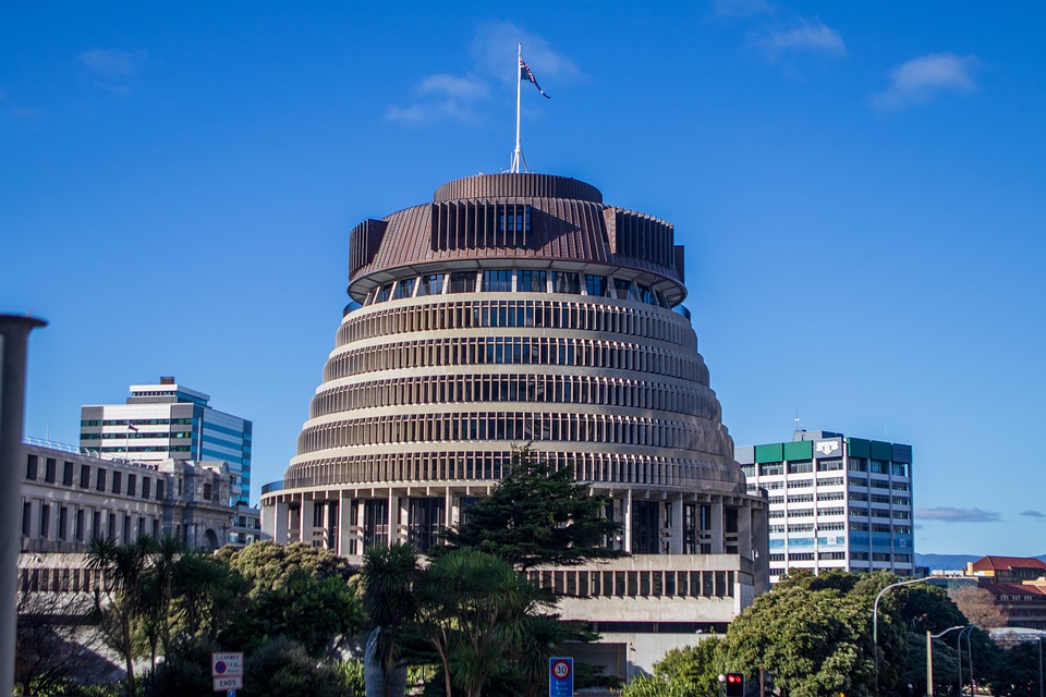 Australie-Wellington-parlement-gebouw-bijenkorf