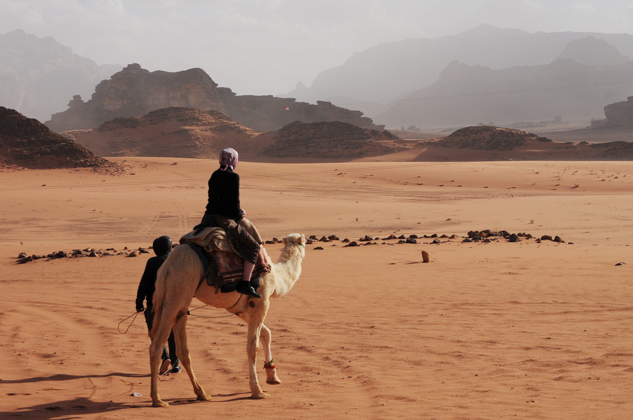 Jordanie-Aqaba-Cruise-haven-map-kameel-woestijn