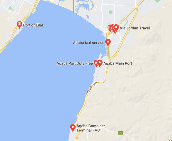 Jordanie-Aqaba-Cruise-haven-map