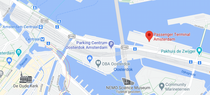 Nederland-Amsterdam-Cruise-Haven-Map