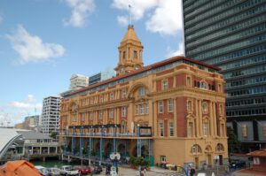 Nieuw-Zeeland-Auckland-Cruise-Haven-stad-architectuur