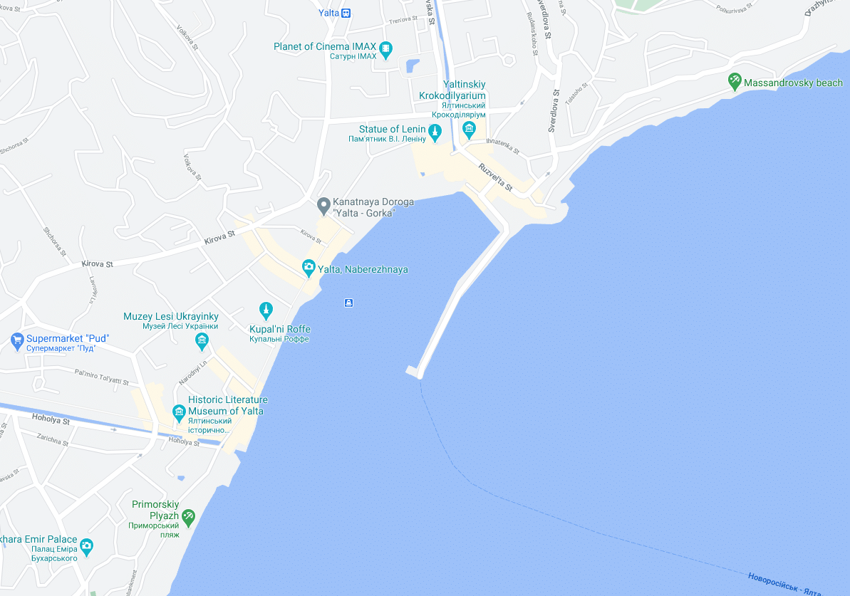 Rusland-Yalta-cruise-haven-map