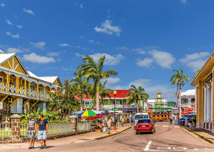 St.Kitts-Basseterre-Cruise-haven-stad