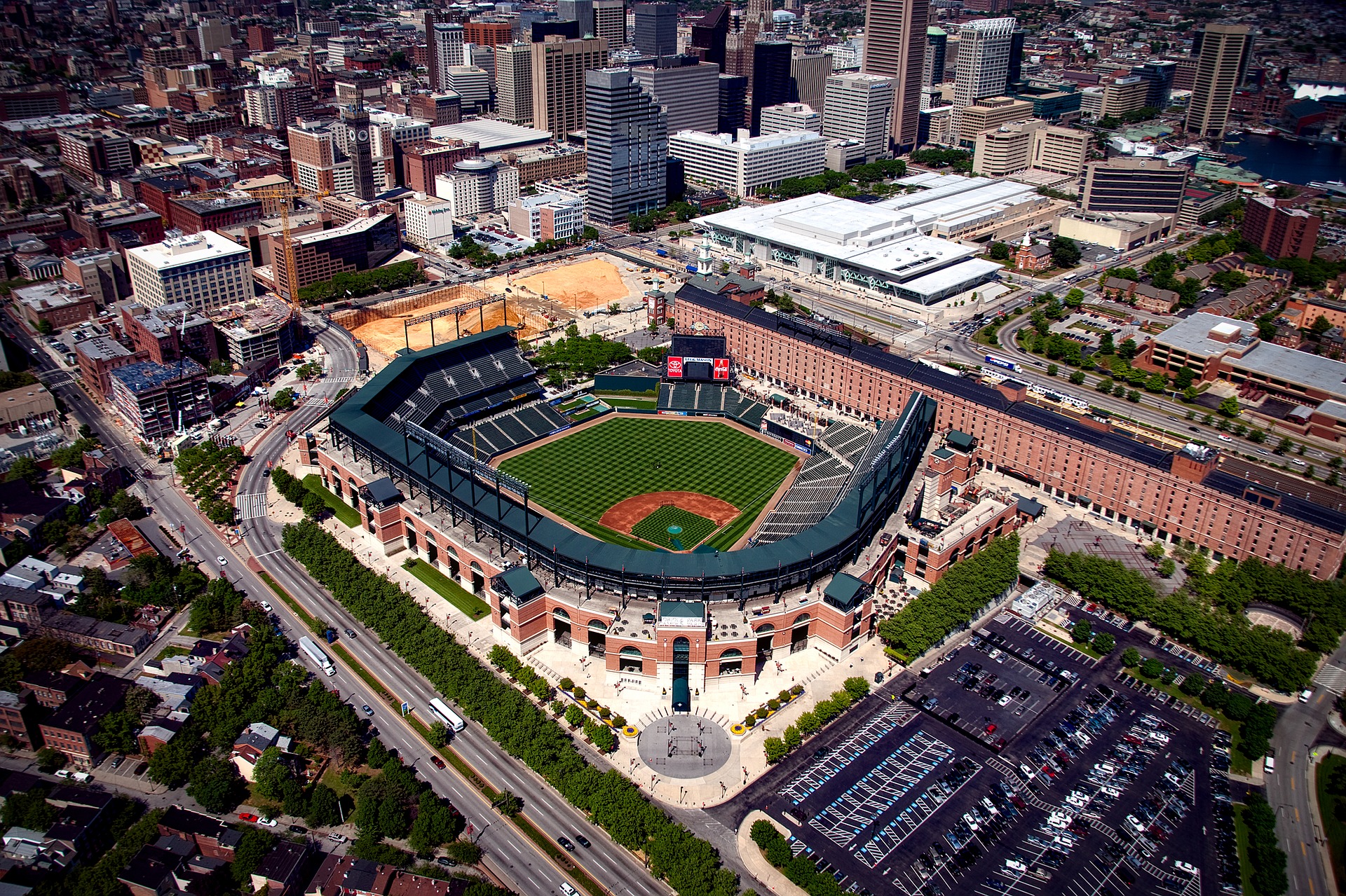 Verenigde-Staten-Baltimore-cruise-haven-stad-camden-yards-honkbal