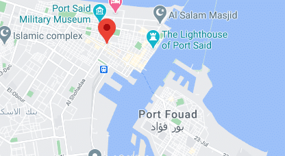 Egypte-port-said-cruise-haven-map