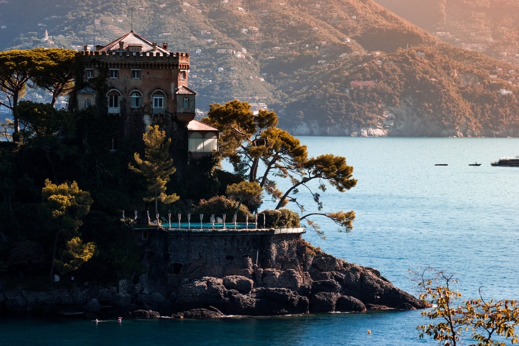 Italie-portofino-klif-zee
