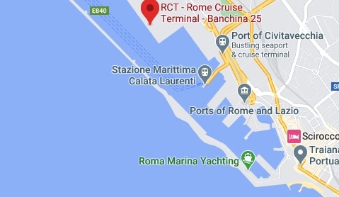 Italië-rome-cruise-haven-map