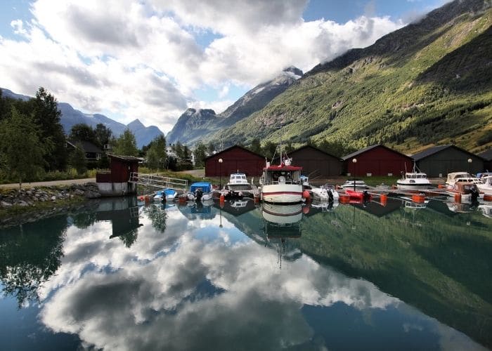Noorwegen-olden-boten-zee