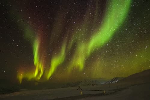 Spitsbergen-longyaerbyen-noorderlicht