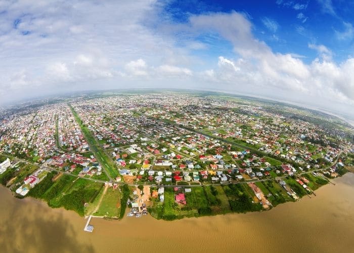 Suriname-paramaribo-uitzicht-stad