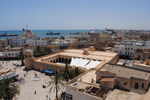 Tunesië-monastir-ribat-architectuur-stad