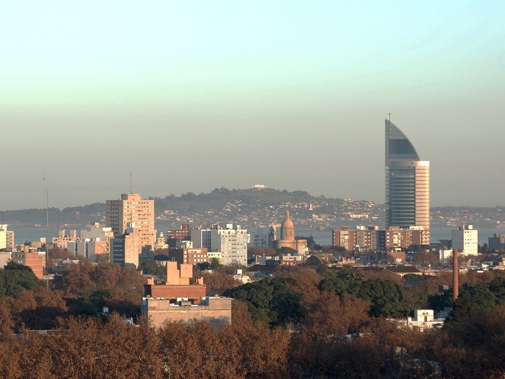 Uruguay-montevideo-stad-huizen-uitzicht