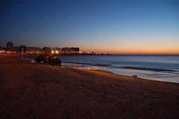 Uruguay-montevideo-strand-zonsondergang