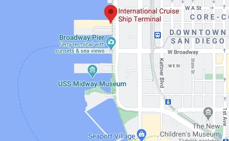 Verenigde-Staten-san-diego-cruise-haven-map