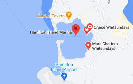 australie-whitsunday island-cruise-haven-map