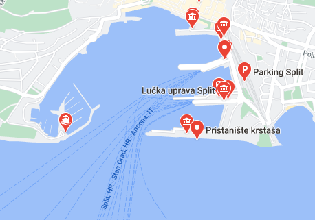kroatie-split-cruise-haven-map