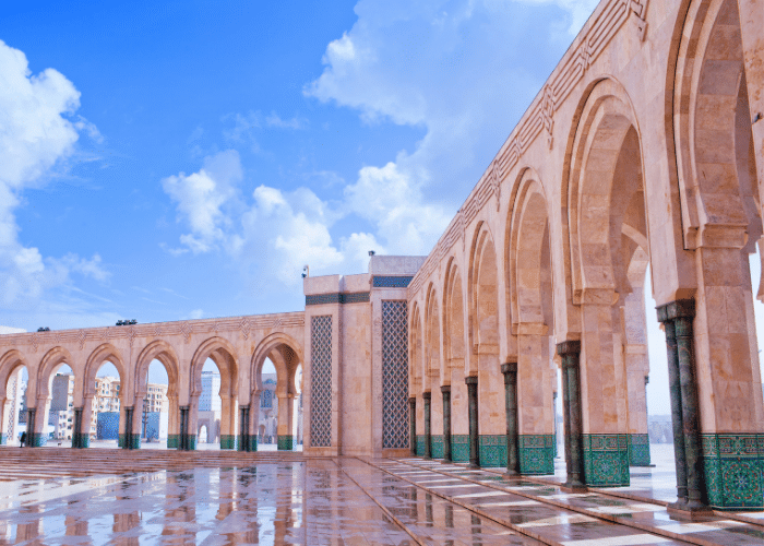 Marokko-Casablanca-gebouw-cultuur