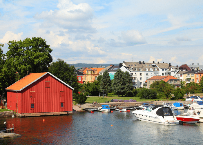 Noorwegen-Kristiansand-cruise-haven-haventje