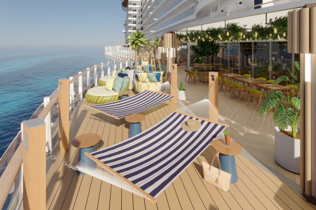 Norwegian Cruise Line-Norwegian Prima-Cruiseschip-Indulge Foodhall Hammocks