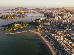 Brazilie-Vitoria-Bovenaanzicht