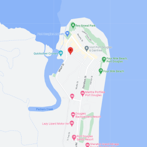 Australië-Port Douglas-cruise-haven-map
