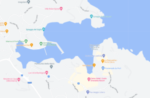 Italië-Porto Cervo-cruise-haven-map