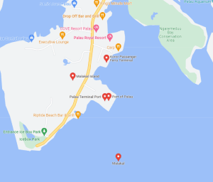 Palau-Koror-cruise-haven-map