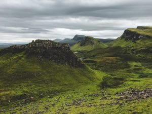 Schotland-Portree-natuur