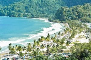 Trinidad en Tobago-Port of Spain-strand-natuur