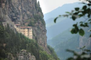 Trabzon Turkije - Klooster in de bergen