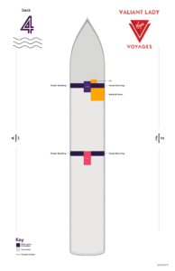 Valiant Lady Deck Plans-Dek 4