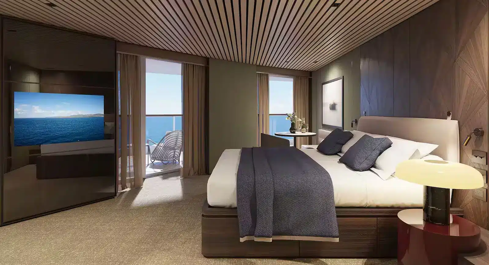 Slaapkamer Norwegian Aura The Haven Penthouse Achterzijde HA