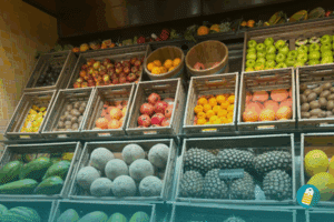 AIDAperla, ontbijt, Markt Restaurant, buffet, fruit