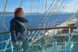 Star Clippers, aankomst, buitendek, ontvangst