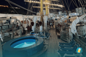 Star Clippers, reisverslag, Spa, reserveren, jacuzzi, dek
