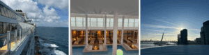 AIDA reisverslag, uitzicht van boord, rotterdam, erasmusbrug, lounge, spa
